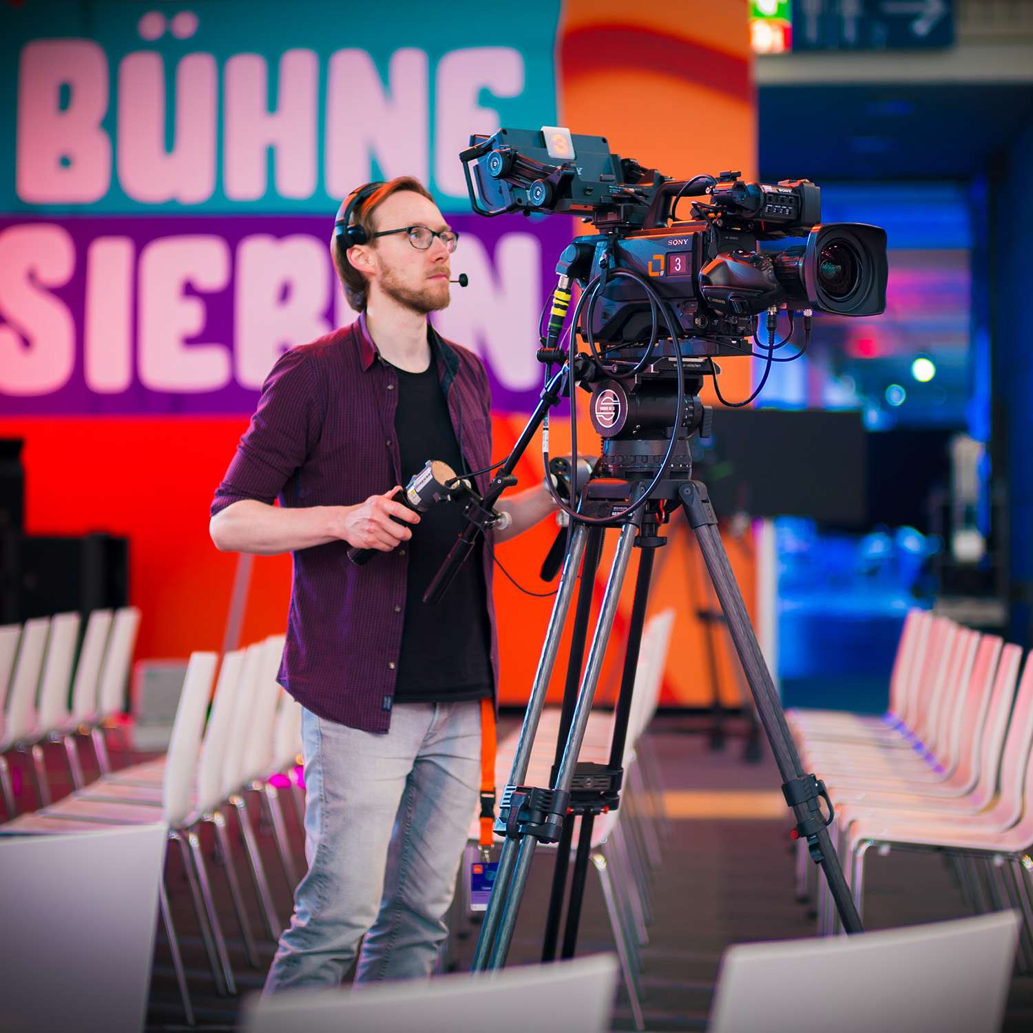 David an Bühne sieben Ideen Expo