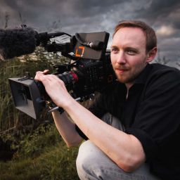 David mit Cine Kamera