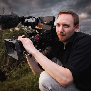 David mit Cine Kamera