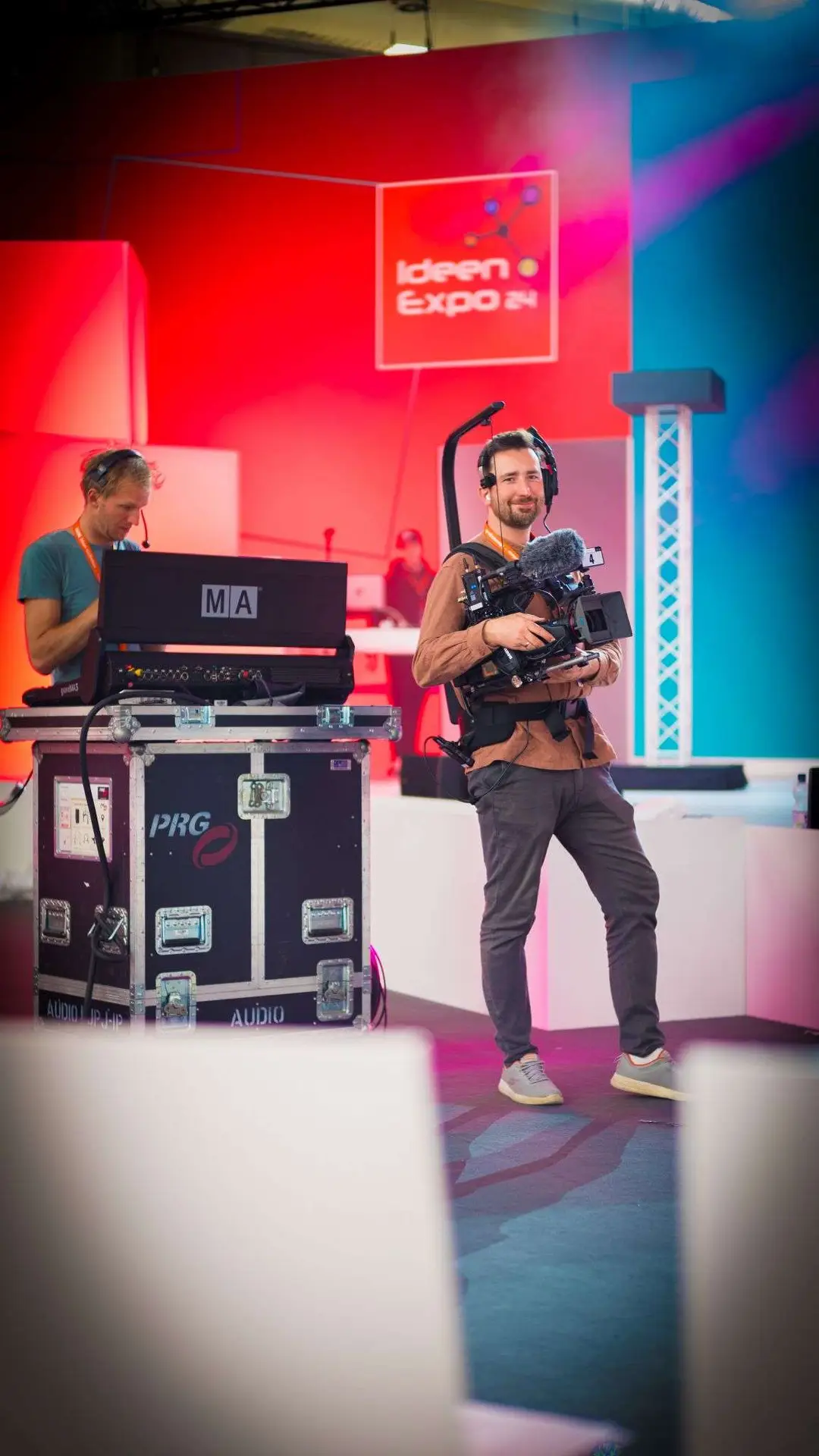 Christian Posiert mit der C300 im Easyrig